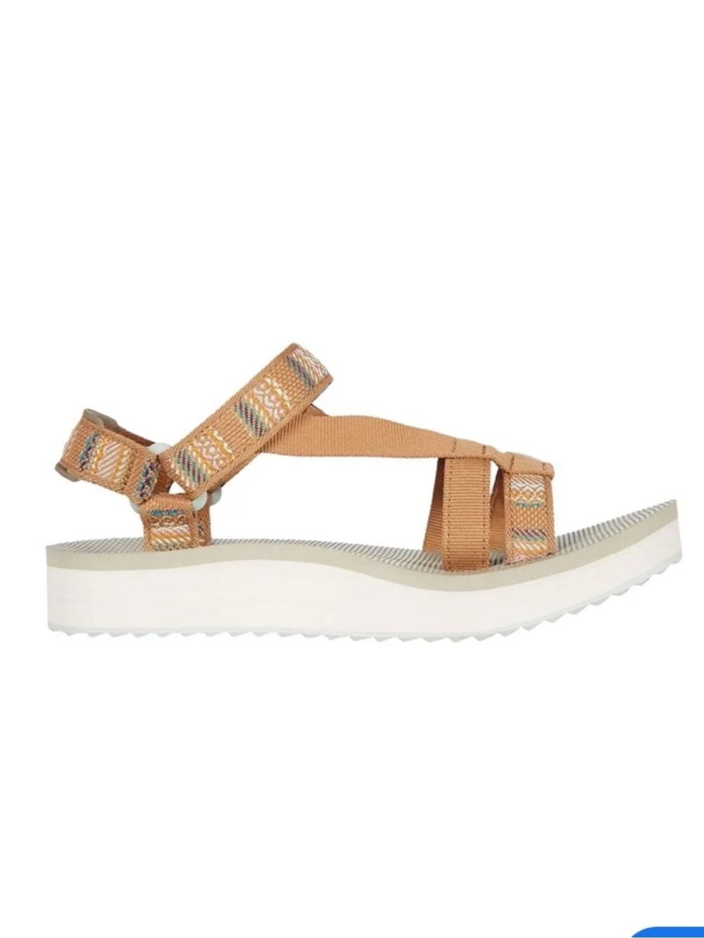 Teva Sandals Arivaca Aviles Tan Platform Sport Shoes Outdoor Pattern Size 9 - Picture 8 of 16